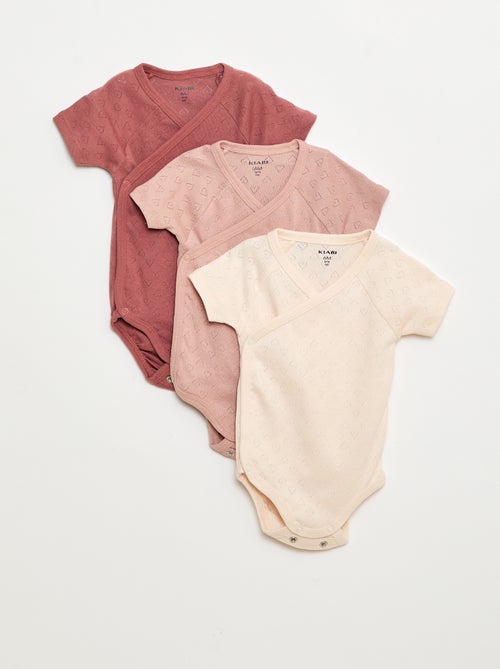 Set di 3 body a coste - Kiabi