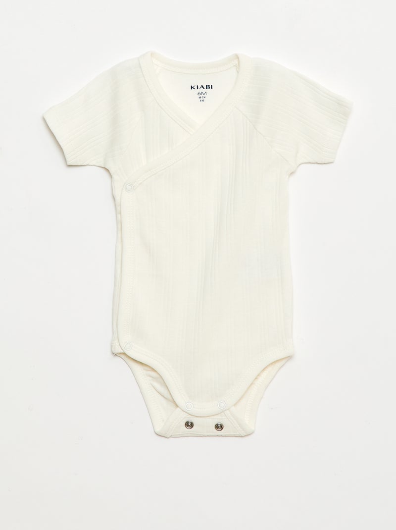 Set di 3 body a coste Verde - Kiabi