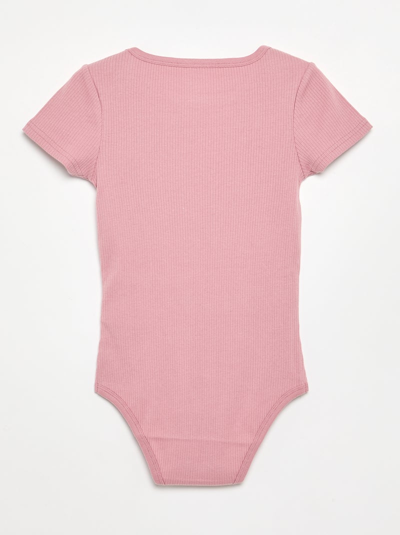 Set di 3 body a costine - collezione facile da indossare Rosa - Kiabi