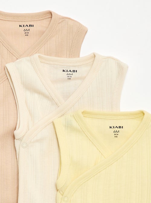 Set di 3 body a costine - Kiabi