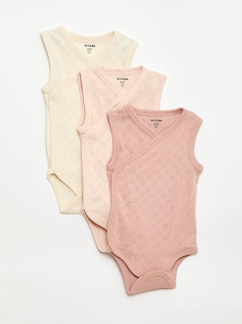 Set di 3 body a costine - Kiabi