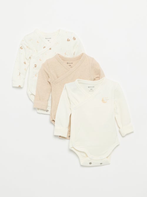 Set di 3 body a maniche lunghe - Kiabi