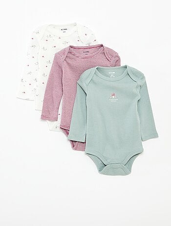 Set di 3 body a maniche lunghe