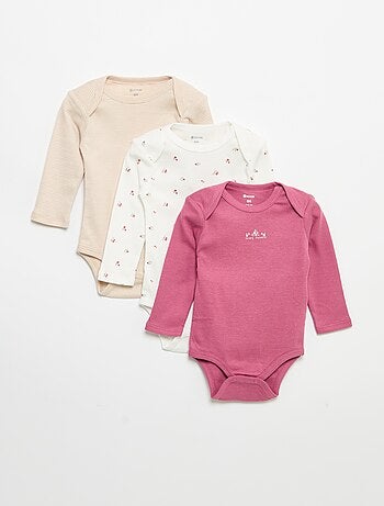Set di 3 body a maniche lunghe