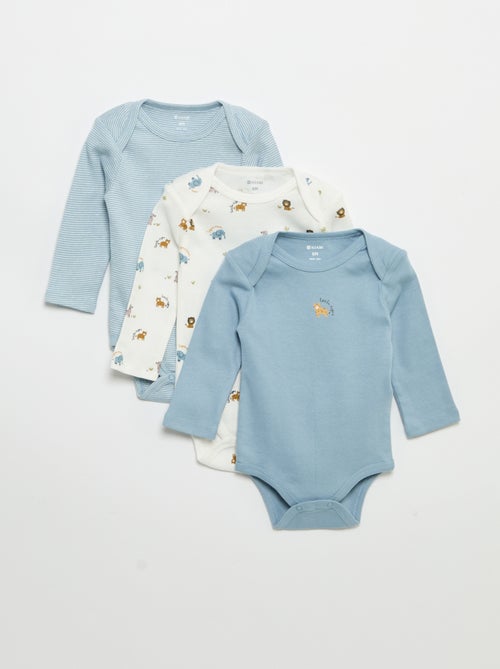 Set di 3 body a maniche lunghe - Kiabi