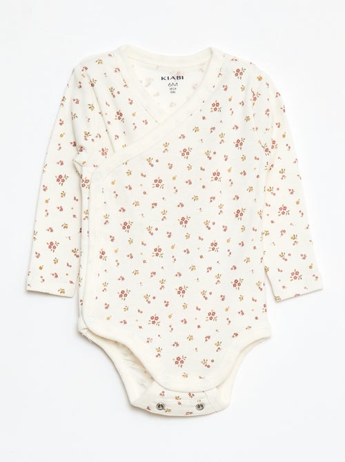 Set di 3 body a maniche lunghe con apertura a pressione - Kiabi