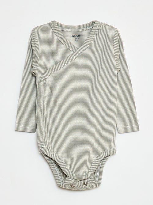 Set di 3 body a maniche lunghe con apertura a pressione - Kiabi