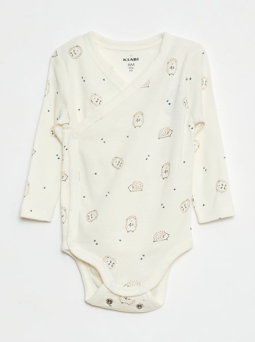 Set di 3 body a maniche lunghe con apertura a pressione - Kiabi