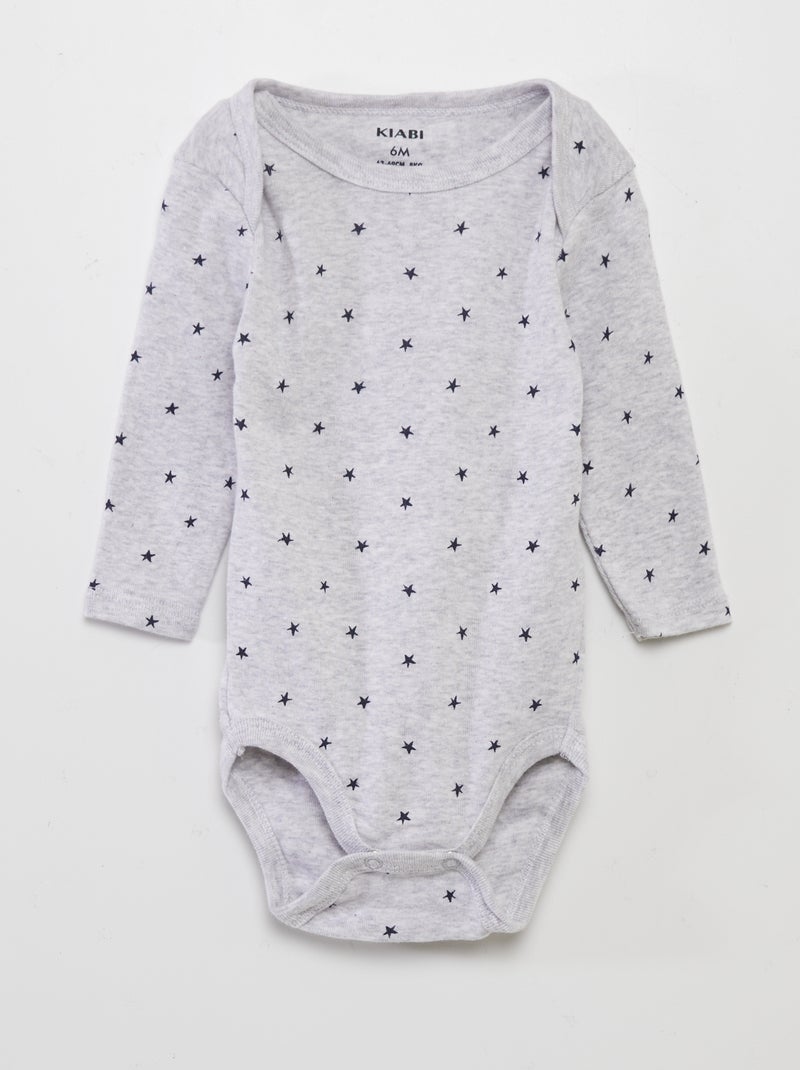 Set di 3 body a maniche lunghe GRIGIO - Kiabi