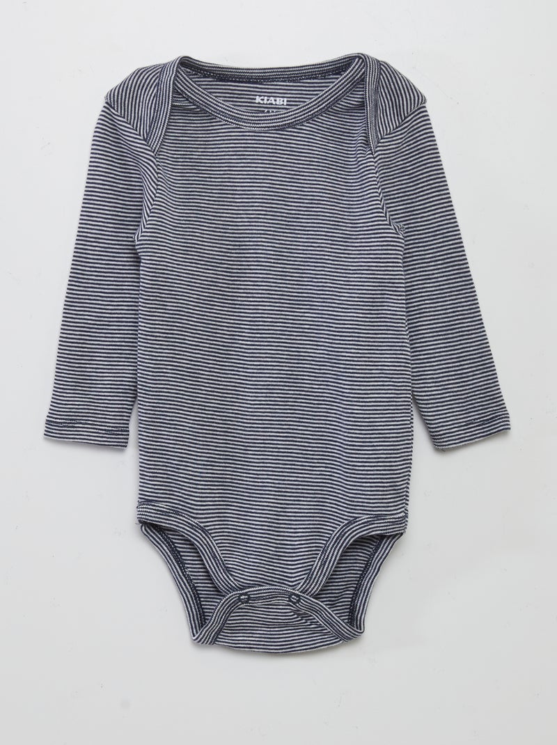 Set di 3 body a maniche lunghe GRIGIO - Kiabi