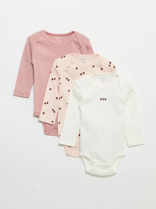 Set di 3 body a maniche lunghe - Kiabi