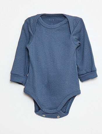 Set di 3 body con scollo americano e maniche lunghe