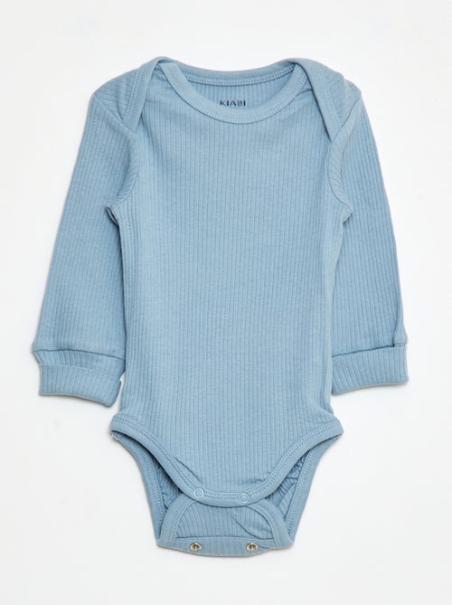 Set di 3 body con scollo americano e maniche lunghe - Kiabi