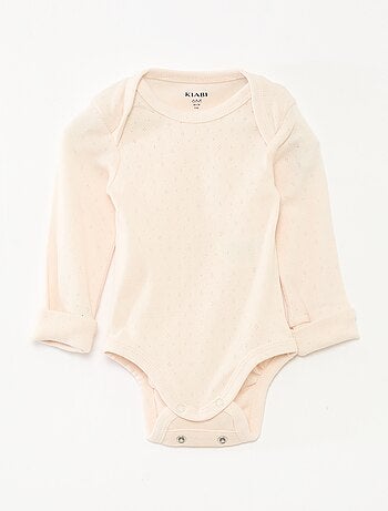 Set di 3 body con scollo americano e maniche lunghe