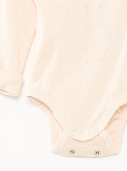 Set di 3 body con scollo americano e maniche lunghe - Kiabi