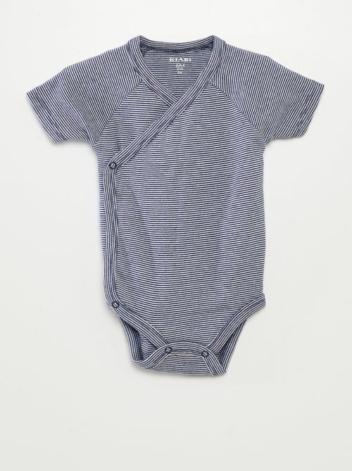 Set di 3 body con scollo incrociato - Kiabi