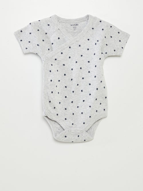 Set di 3 body con scollo incrociato - Kiabi