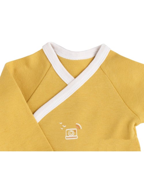 Set di 3 body da neonato in cotone a maniche - sauthon - Kiabi Set di 3 body da neonato in cotone a maniche - sauthon - Kiabi