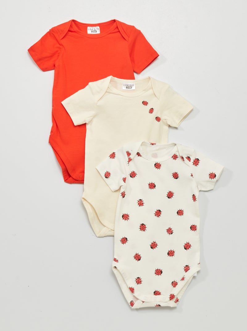 Set di 3 body 'DIM' BEIGE - Kiabi
