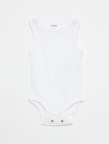 Set di 3 body evolutivi con spalline tinta unita