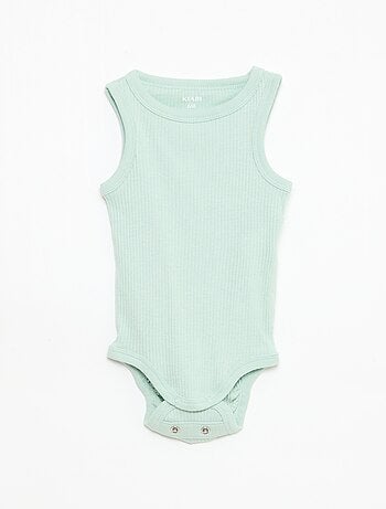 Set di 3 body evolutivi con spalline tinta unita