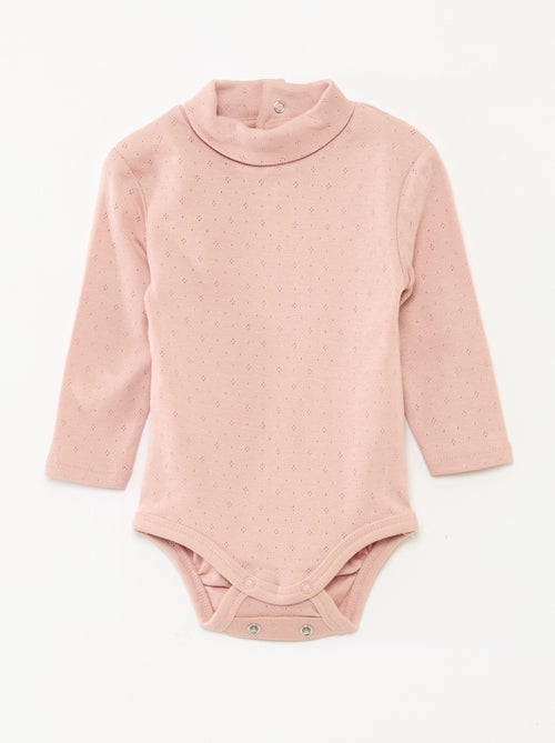 Set di 3 body evolutivi in maglia pointelle - Kiabi