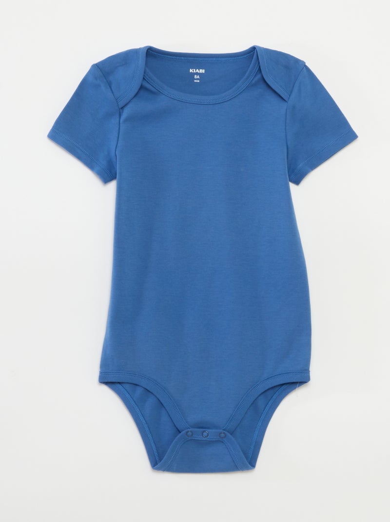 Set di 3 body in cotone - collezione facile da indossare BLU - Kiabi
