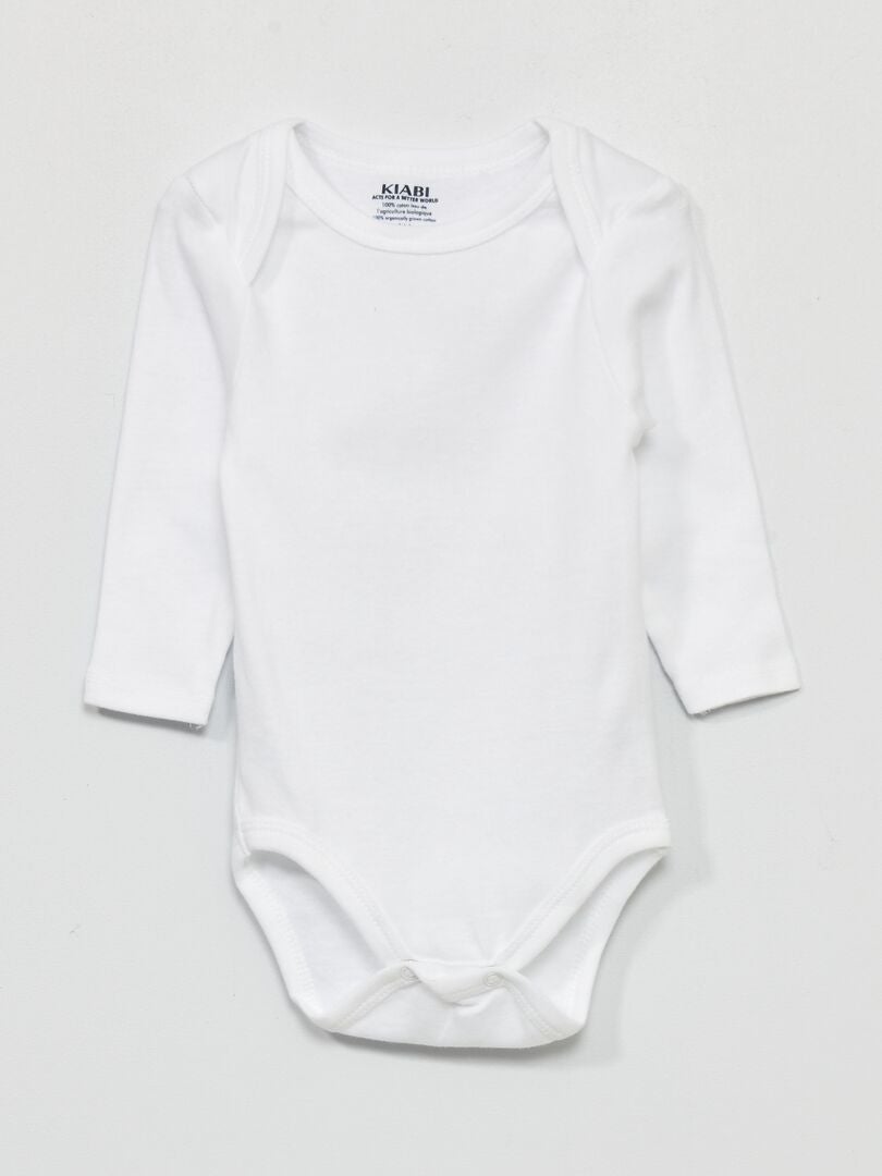 Set di 3 body in jersey Bianco - Kiabi