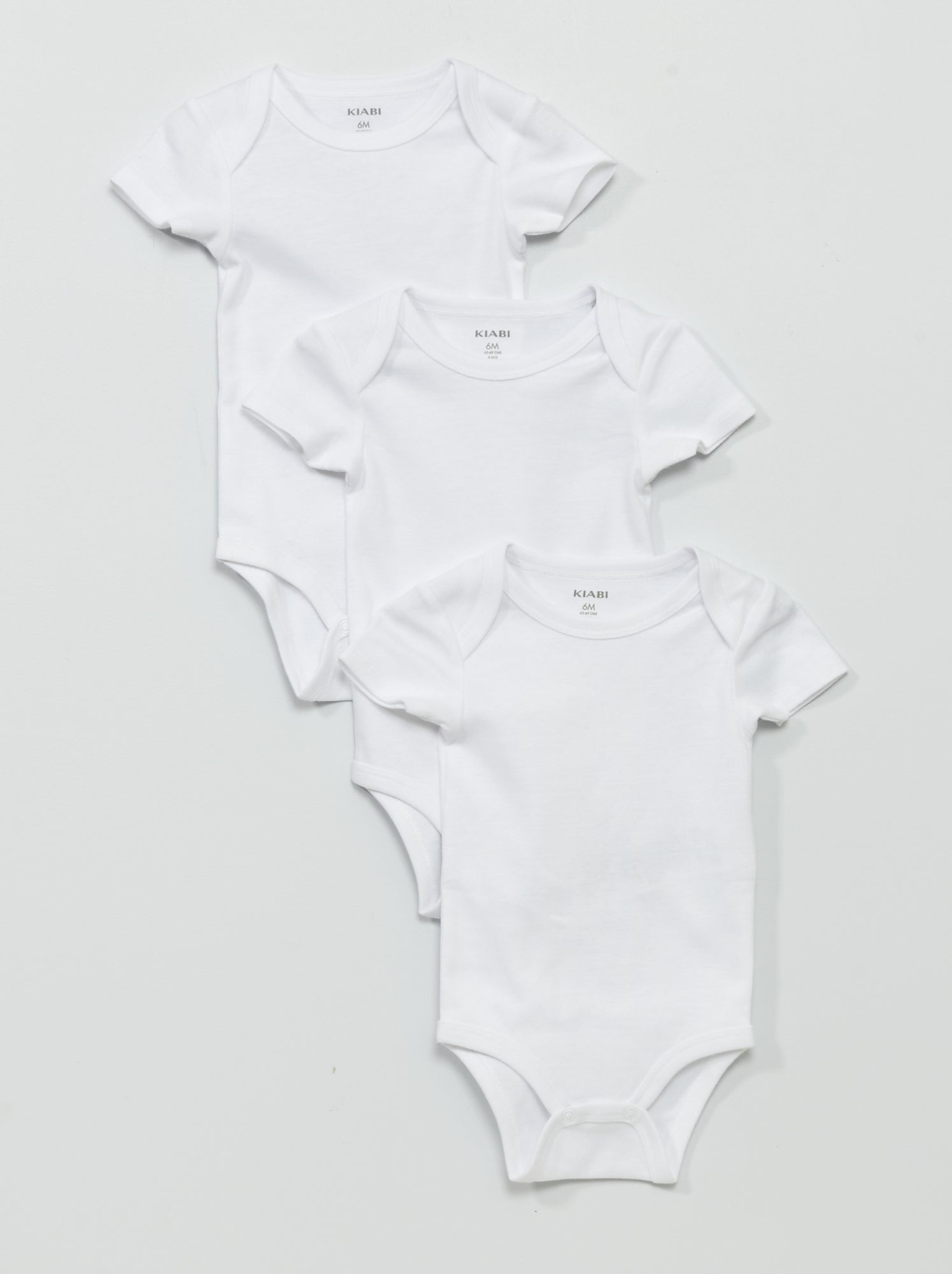 Set di 3 body in jersey