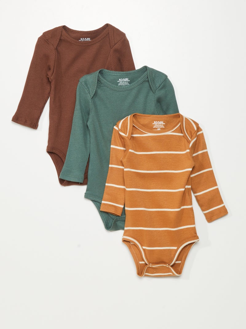 Set di 3 body MARRONE - Kiabi