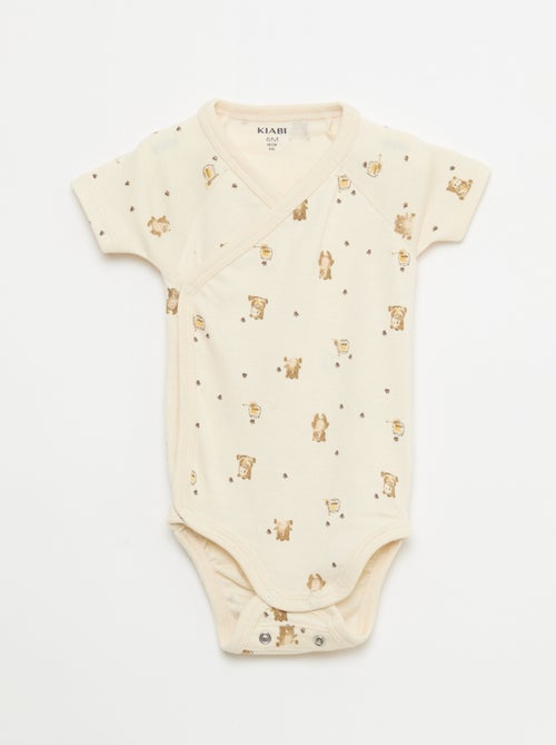Set di 3 body neonato a manica corta evolutivi - Kiabi