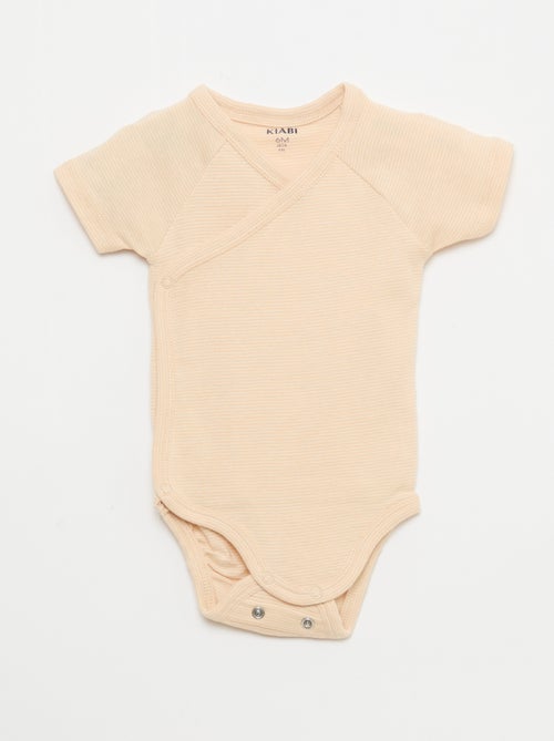 Set di 3 body neonato a manica corta evolutivi - Kiabi