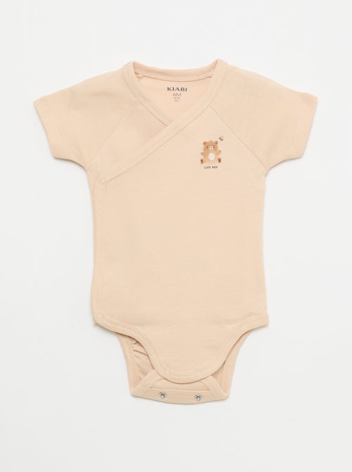 Set di 3 body neonato a manica corta evolutivi - Kiabi
