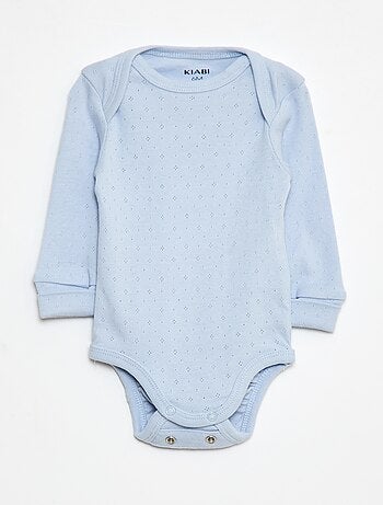 Set di 3 body neonato evolutivi collo all'americana e maniche lunghe