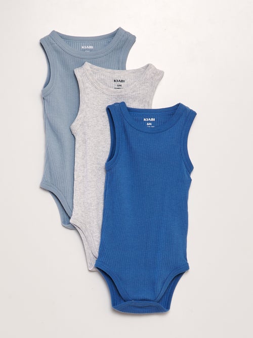 Set di 3 body senza maniche - Kiabi
