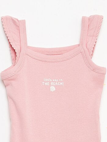 Set di 3 body smanicati