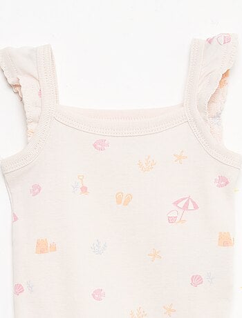 Set di 3 body smanicati