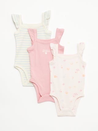 Set di 3 body senza maniche