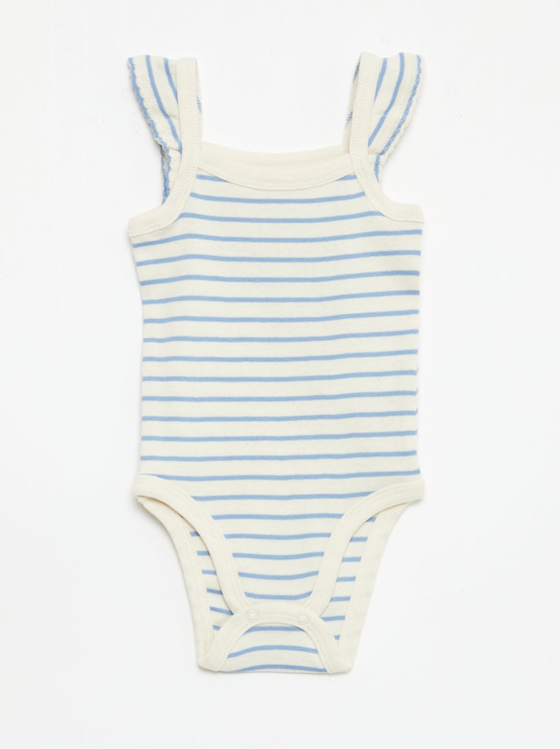 Set di 3 body smanicati Beige - Kiabi