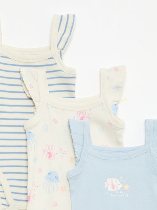 Set di 3 body smanicati - Kiabi