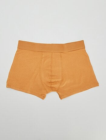 Set di 3 boxer a tinta unita