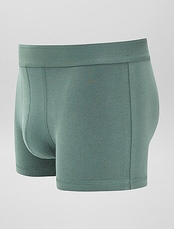 Set di 3 boxer a tinta unita