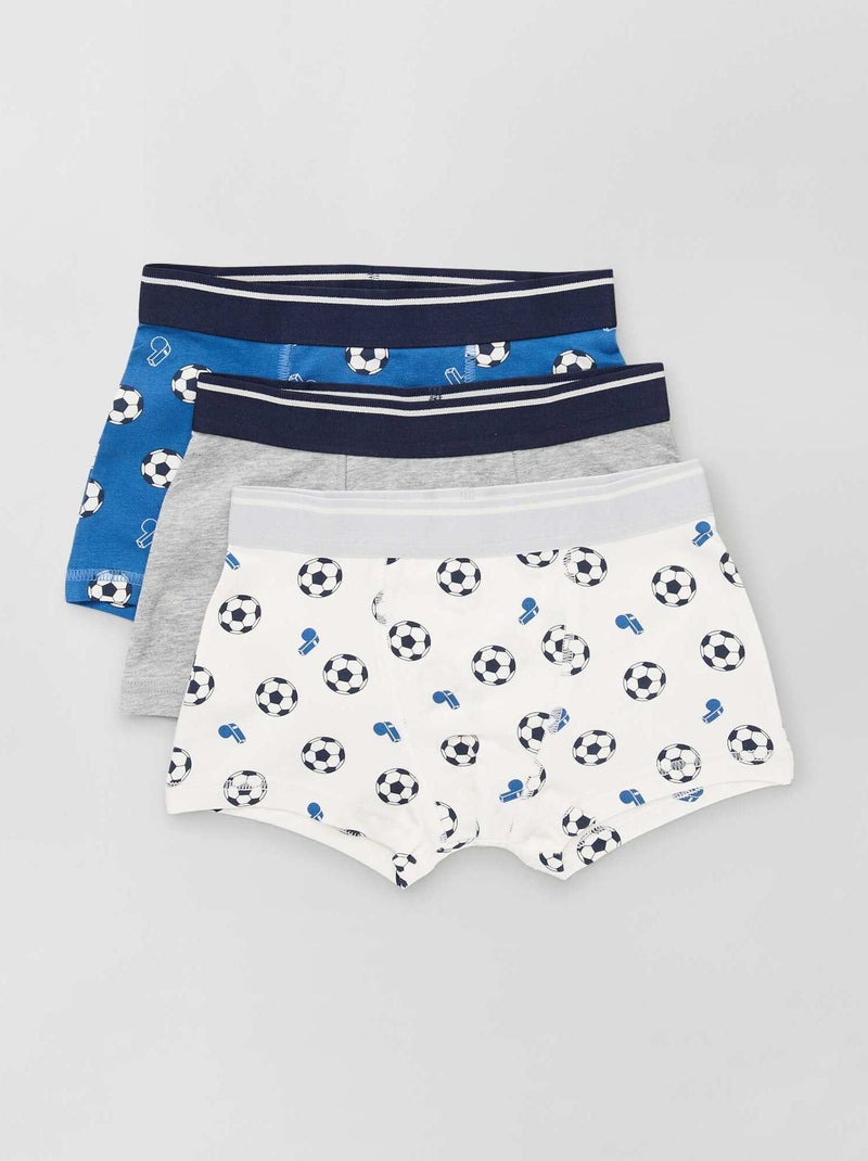 Set di 3 boxer BLU - Kiabi