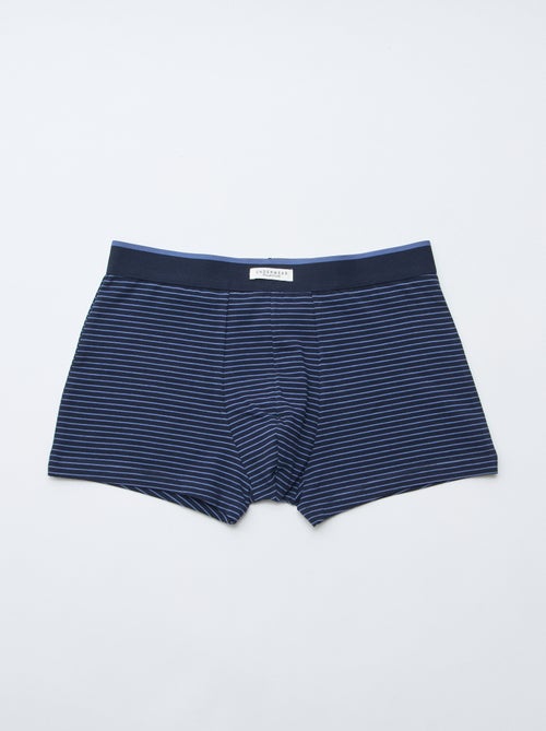 Set di 3 boxer da uomo in maglia fantasia - Kiabi Set di 3 boxer da uomo in maglia fantasia - Kiabi