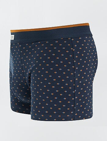 Set di 3 boxer da uomo in maglia fantasia