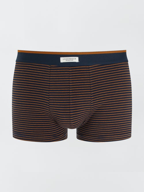 Set di 3 boxer da uomo in maglia fantasia - Kiabi Set di 3 boxer da uomo in maglia fantasia - Kiabi