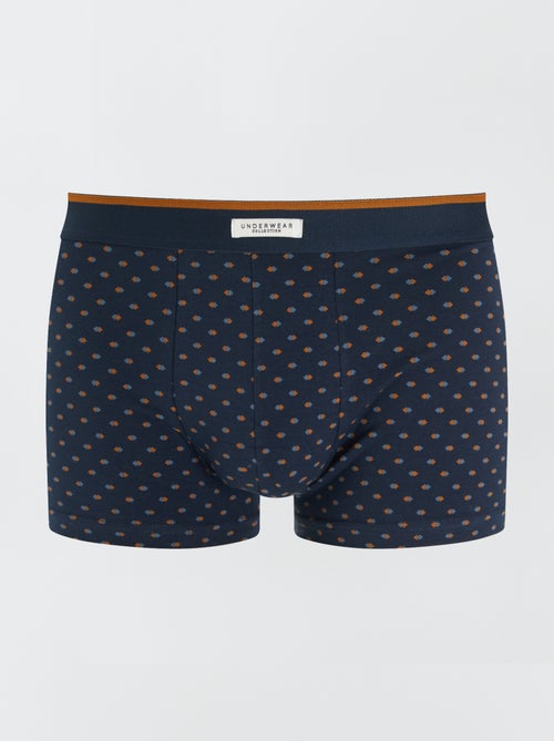 Set di 3 boxer da uomo in maglia fantasia - Kiabi Set di 3 boxer da uomo in maglia fantasia - Kiabi