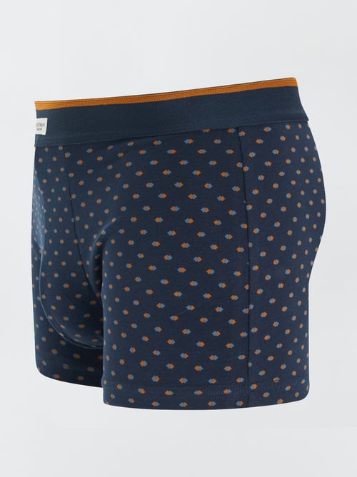 Set di 3 boxer da uomo in maglia fantasia - Kiabi Set di 3 boxer da uomo in maglia fantasia - Kiabi