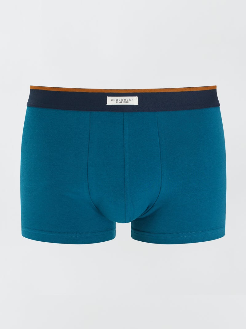 Set di 3 boxer da uomo in maglia fantasia KAKI - Kiabi