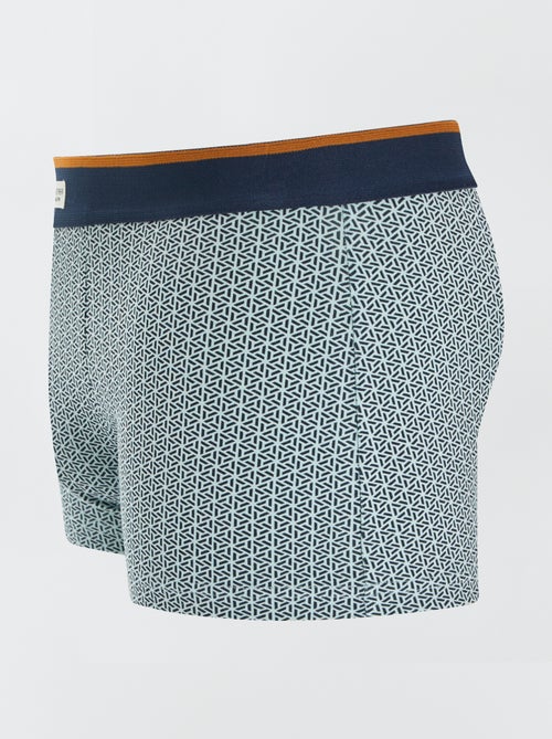 Set di 3 boxer da uomo in maglia fantasia - Kiabi